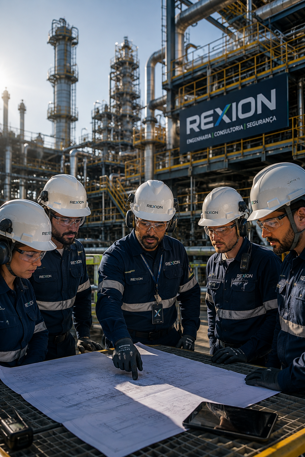 engenharia planejament projetos industriais rexion